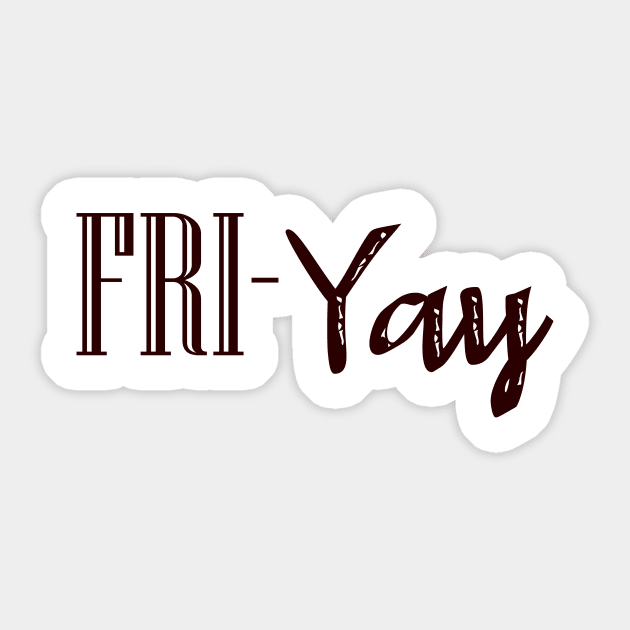 Friyay Sticker by merysam